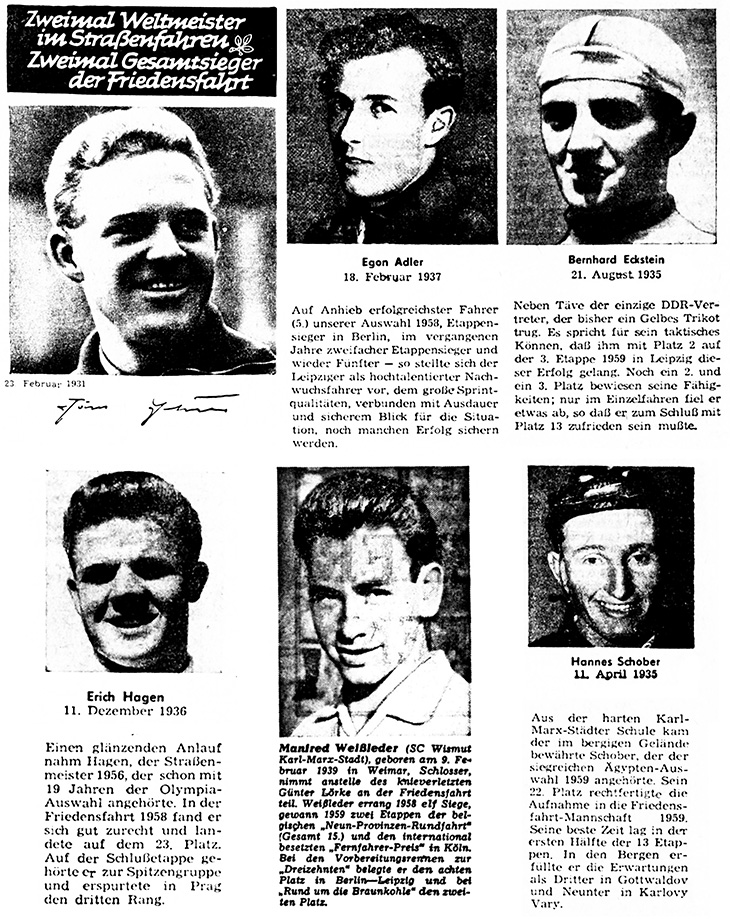 DDR-Team 1960