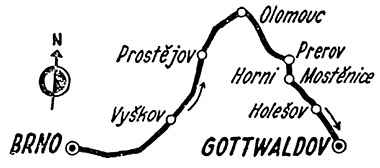 Strecke 8. Etappe