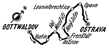 Strecke 9. Etappe
